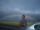 Rainbow on the way to Yellowstone