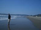 Dipping my feet in the Pacific