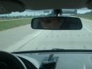 Passing under the Great Platte River Road Archway Monument