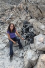 Obsidian -- lava glass! Obsidian -- lava glass!