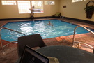 Pool and hot tub at the end of the day Pool and hot tub at the end of the day