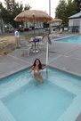 Finally, the hot tub at the end of the day Finally, the hot tub at the end of the day