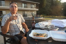 Dinner overlooking the sunset Dinner overlooking the sunset