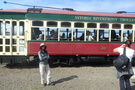 Ding, ding, ding goes the trolley! Ding, ding, ding goes the trolley!