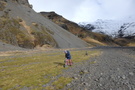 Hiking back from Seljavallalaug Hiking back from Seljavallalaug
