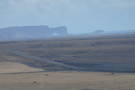 The distant cliffs on the shore The distant cliffs on the shore
