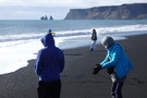Black sand, Reynisdrangar Black sand, Reynisdrangar