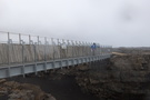 Crossing from one tectonic plate to the other Crossing from one tectonic plate to the other
