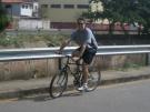 Karl on bike-back